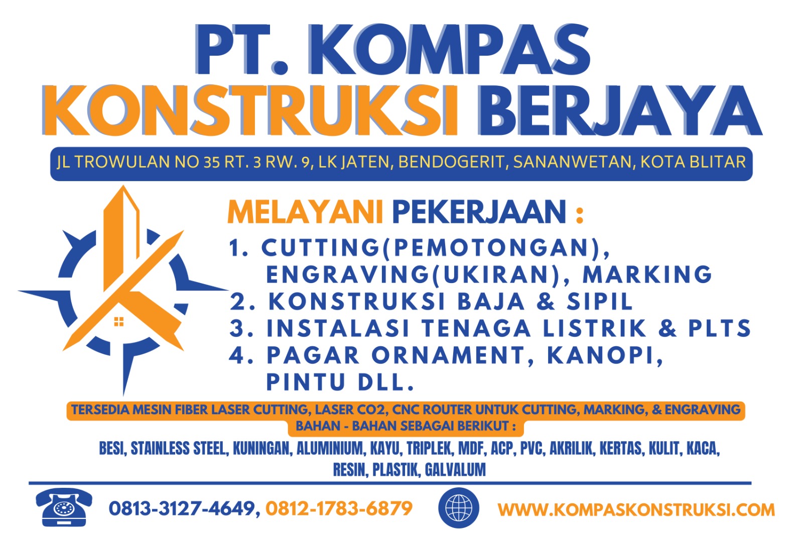 Advertisement Mesin Laser Cutting & CNC